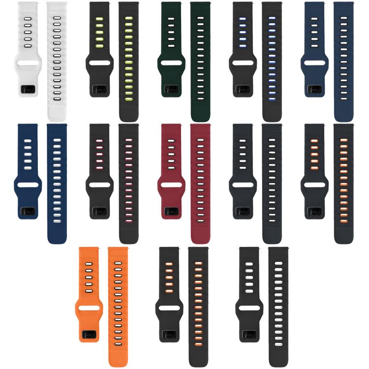xDfind Flat-head Dual-color Silicone Watch Band, For Huawei Watch Fit4 Pro / Fit4 / Fit3, For Huawei Watch D2