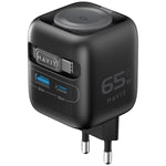 ที่ชาร์จเดินทาง Havit UC252 65W 3-in-1 GaN พร้อมสาย Type-C แบบเก็บได้ UC252(ปลั๊ก EU), UC252(ปลั๊ก US)