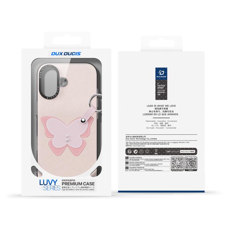 เคสโทรศัพท์ DUX DUCIS ซีรีส์ LUVY พร้อมห่วงนิ้ว, สำหรับ iPhone 17 Pro Max, สำหรับ iPhone 17 Pro, สำหรับ iPhone 17