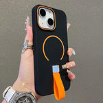 เคสโทรศัพท์ TPU แบบสัมผัสนุ่มพร้อมสายซิลิโคนแม่เหล็ก สำหรับ iPhone 13, iPhone 12 / 12 Pro, iPhone 12 Pro Max, iPhone 11 Pro Max, iPhone 11, iPhone 11 Pro