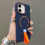 เคสโทรศัพท์ TPU แบบสัมผัสนุ่มพร้อมสายซิลิโคนแม่เหล็ก สำหรับ iPhone 13, iPhone 12 / 12 Pro, iPhone 12 Pro Max, iPhone 11 Pro Max, iPhone 11, iPhone 11 Pro