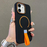 เคสโทรศัพท์ TPU แบบสัมผัสนุ่มพร้อมสายซิลิโคนแม่เหล็ก สำหรับ iPhone 13, iPhone 12 / 12 Pro, iPhone 12 Pro Max, iPhone 11 Pro Max, iPhone 11, iPhone 11 Pro