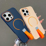 เคสโทรศัพท์ TPU แบบสัมผัสนุ่มพร้อมสายซิลิโคนแม่เหล็ก สำหรับ iPhone 13, iPhone 12 / 12 Pro, iPhone 12 Pro Max, iPhone 11 Pro Max, iPhone 11, iPhone 11 Pro