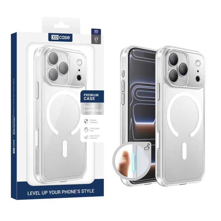 เคสโทรศัพท์กันกระแทกใสด้านขุ่นแม่เหล็ก XDcase, สำหรับ iPhone 17 Pro Max, สำหรับ iPhone 17 Pro, สำหรับ iPhone 17