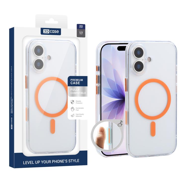 เคสโทรศัพท์กันกระแทกใสด้านขุ่นแม่เหล็ก XDcase, สำหรับ iPhone 17 Pro Max, สำหรับ iPhone 17 Pro, สำหรับ iPhone 17