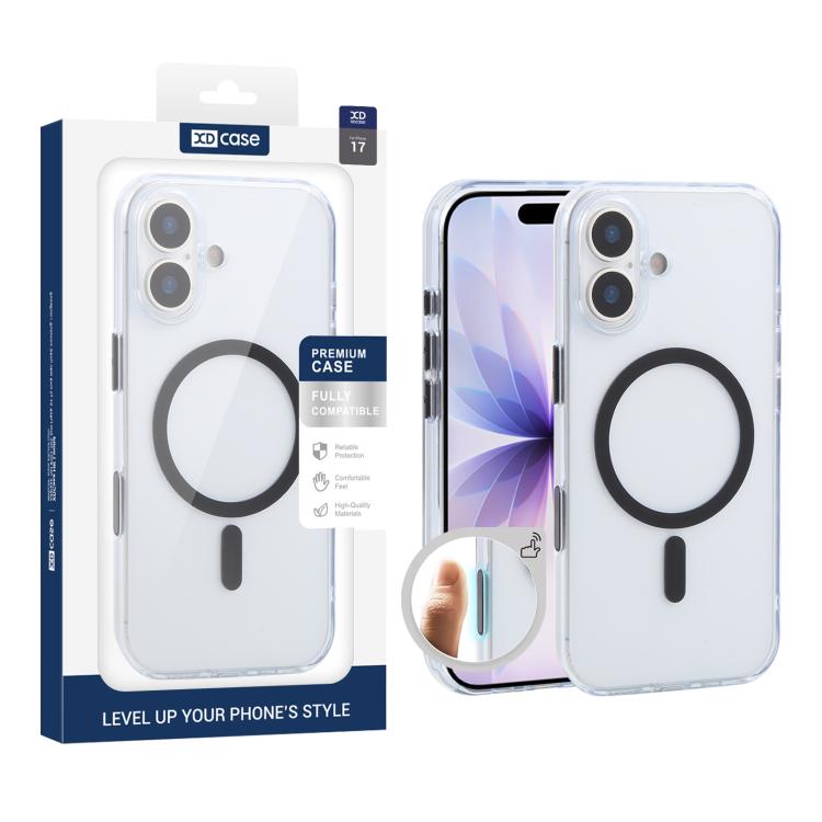 เคสโทรศัพท์กันกระแทกใสด้านขุ่นแม่เหล็ก XDcase, สำหรับ iPhone 17 Pro Max, สำหรับ iPhone 17 Pro, สำหรับ iPhone 17