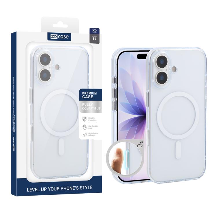 เคสโทรศัพท์กันกระแทกใสด้านขุ่นแม่เหล็ก XDcase, สำหรับ iPhone 17 Pro Max, สำหรับ iPhone 17 Pro, สำหรับ iPhone 17
