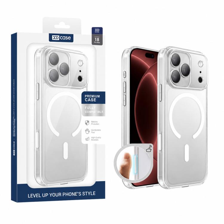 เคสโทรศัพท์กันกระแทกใสด้านขุ่นแม่เหล็ก XDcase, สำหรับ iPhone 17 Pro Max, สำหรับ iPhone 17 Pro, สำหรับ iPhone 17