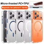 เคสโทรศัพท์กันกระแทกใสด้านขุ่นแม่เหล็ก XDcase, สำหรับ iPhone 17 Pro Max, สำหรับ iPhone 17 Pro, สำหรับ iPhone 17