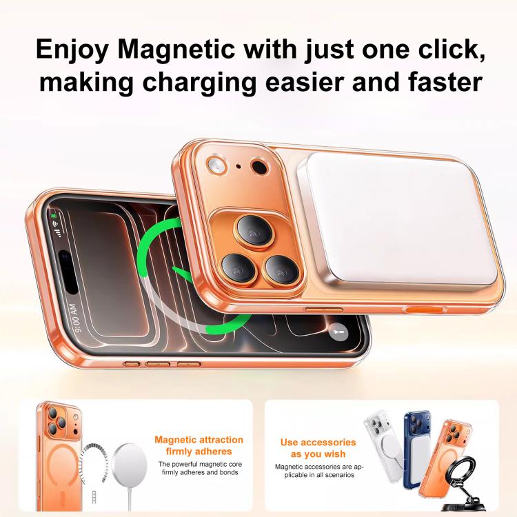เคสโทรศัพท์กันกระแทกใสด้านขุ่นแม่เหล็ก XDcase, สำหรับ iPhone 17 Pro Max, สำหรับ iPhone 17 Pro, สำหรับ iPhone 17