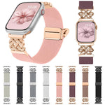 สายรัดนาฬิกา xDfind แบบถักไนลอนปมจีนพร้อมหัวเข็มขัดแม่เหล็ก สำหรับ Apple Watch ขนาด 42 / 44 / 45 / 46 / 49 มม., สำหรับ Apple Watch ขนาด 38 / 40 / 41 / S11 42 มม.