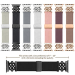 สายรัดนาฬิกา xDfind แบบถักไนลอนปมจีนพร้อมหัวเข็มขัดแม่เหล็ก สำหรับ Apple Watch ขนาด 42 / 44 / 45 / 46 / 49 มม., สำหรับ Apple Watch ขนาด 38 / 40 / 41 / S11 42 มม.