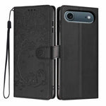 เคสโทรศัพท์หนังวีแกนปั๊มลายต้นไม้แมวแบบพับ สำหรับ iPhone 17e / 16e, สำหรับ iPhone 17 Pro Max, สำหรับ iPhone 17 Pro, สำหรับ iPhone 17, สำหรับ iPhone Air, สำหรับ iPhone 16 Pro Max