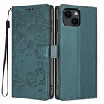 เคสโทรศัพท์หนังวีแกนพับลายแมวต้นไม้ สำหรับ iPhone 15, สำหรับ iPhone 14 Plus, สำหรับ iPhone 14, สำหรับ iPhone 14 Pro, สำหรับ iPhone 14 Pro Max, สำหรับ iPhone 13 Pro Max