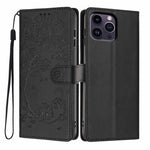 เคสโทรศัพท์หนังวีแกนพับลายแมวต้นไม้ สำหรับ iPhone 15, สำหรับ iPhone 14 Plus, สำหรับ iPhone 14, สำหรับ iPhone 14 Pro, สำหรับ iPhone 14 Pro Max, สำหรับ iPhone 13 Pro Max