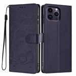 เคสโทรศัพท์หนังวีแกนพับลายแมวต้นไม้ สำหรับ iPhone 15, สำหรับ iPhone 14 Plus, สำหรับ iPhone 14, สำหรับ iPhone 14 Pro, สำหรับ iPhone 14 Pro Max, สำหรับ iPhone 13 Pro Max