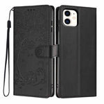 เคสโทรศัพท์หนังวีแกนพับลายแมวต้นไม้ สำหรับ iPhone 11 Pro