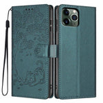 เคสโทรศัพท์หนังวีแกนพับลายแมวต้นไม้ สำหรับ iPhone 11 Pro