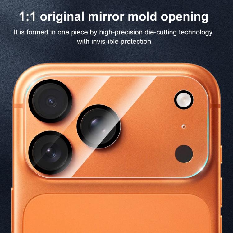 ฟิล์มกระจกนิรภัยแบบรวมพิมพ์ซิลค์สกรีนสำหรับกล้องหลัง XDcase 5 ชิ้น สำหรับ iPhone 17 Pro Max, สำหรับ iPhone 17 Pro, สำหรับ iPhone 17, สำหรับ iPhone Air