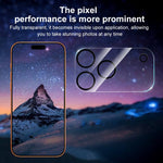 ฟิล์มกระจกนิรภัยแบบรวมพิมพ์ซิลค์สกรีนสำหรับกล้องหลัง XDcase 5 ชิ้น สำหรับ iPhone 17 Pro Max, สำหรับ iPhone 17 Pro, สำหรับ iPhone 17, สำหรับ iPhone Air