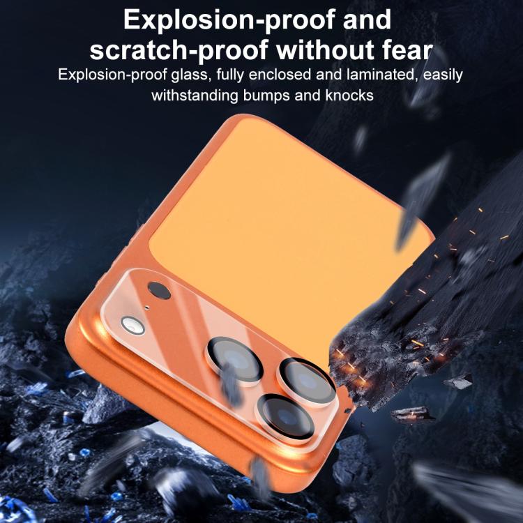 ฟิล์มกระจกนิรภัยแบบรวมพิมพ์ซิลค์สกรีนสำหรับกล้องหลัง XDcase 5 ชิ้น สำหรับ iPhone 17 Pro Max, สำหรับ iPhone 17 Pro, สำหรับ iPhone 17, สำหรับ iPhone Air