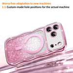 เคสโทรศัพท์ TPU ประกอบกรอบลายคลื่นดาวเพชรเคลือบไฟฟ้าพร้อมแม่เหล็ก สำหรับ iPhone 17 Pro Max, สำหรับ iPhone 17 Pro, สำหรับ iPhone 17, สำหรับ iPhone 16 Pro Max, สำหรับ iPhone 16 Pro, สำหรับ iPhone 16