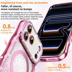 เคสโทรศัพท์ TPU ประกอบกรอบลายคลื่นดาวเพชรเคลือบไฟฟ้าพร้อมแม่เหล็ก สำหรับ iPhone 17 Pro Max, สำหรับ iPhone 17 Pro, สำหรับ iPhone 17, สำหรับ iPhone 16 Pro Max, สำหรับ iPhone 16 Pro, สำหรับ iPhone 16