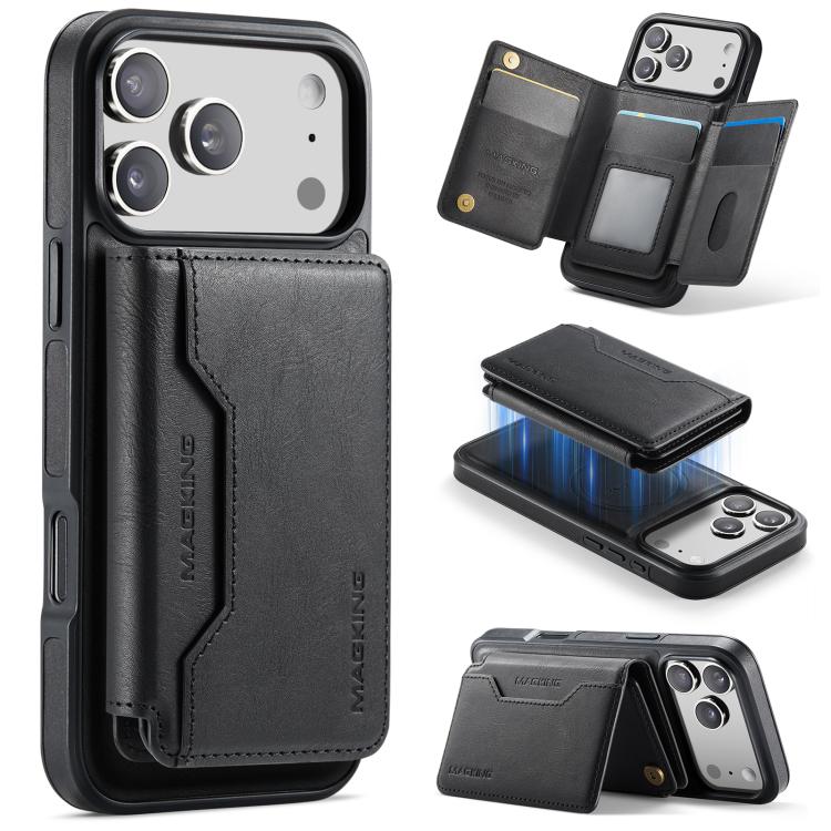 กระเป๋าใส่บัตร MAGKING K3 Series MagSafe RFID K3 Pro ถอดได้ สำหรับ iPhone 17 Pro Max, สำหรับ iPhone 17 Pro, สำหรับ iPhone Air