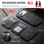 กระเป๋าใส่บัตร MAGKING K3 Series MagSafe RFID K3 Pro ถอดได้ สำหรับ iPhone 17 Pro Max, สำหรับ iPhone 17 Pro, สำหรับ iPhone Air