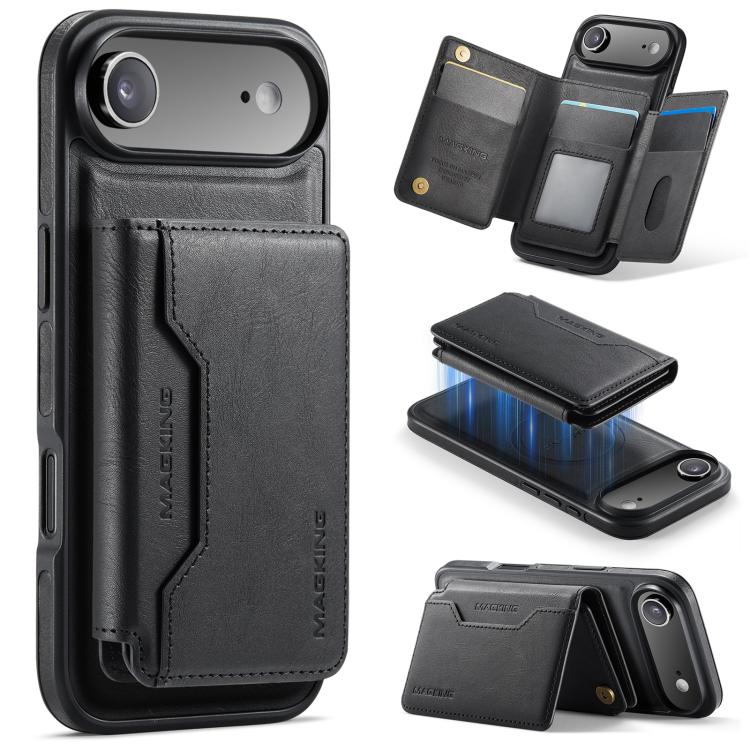 กระเป๋าใส่บัตร MAGKING K3 Series MagSafe RFID K3 Pro ถอดได้ สำหรับ iPhone 17 Pro Max, สำหรับ iPhone 17 Pro, สำหรับ iPhone Air