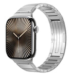 สายรัดนาฬิกาโลหะผสมไทเทเนียมแบบพับเม็ดเดียว สำหรับ Apple Watch ขนาด 46 มม. / 49 มม. / 45 มม. / 44 มม., สำหรับ Apple Watch ขนาด 42 มม. / 41 มม. / 40 มม. / 38 มม.