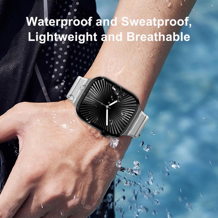 สายรัดนาฬิกาโลหะผสมไทเทเนียมแบบพับเม็ดเดียว สำหรับ Apple Watch ขนาด 46 มม. / 49 มม. / 45 มม. / 44 มม., สำหรับ Apple Watch ขนาด 42 มม. / 41 มม. / 40 มม. / 38 มม.