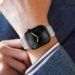 สายรัดนาฬิกาโลหะผสมไทเทเนียมแบบพับเม็ดเดียว สำหรับ Apple Watch ขนาด 46 มม. / 49 มม. / 45 มม. / 44 มม., สำหรับ Apple Watch ขนาด 42 มม. / 41 มม. / 40 มม. / 38 มม.