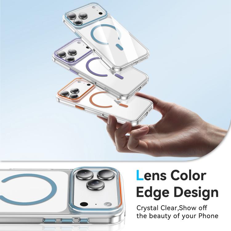เคสโทรศัพท์แม่เหล็ก Kemeng Clear PC สำหรับ iPhone 17 Pro Max, สำหรับ iPhone 17 Pro