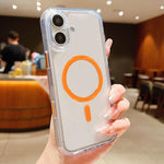 เคสโทรศัพท์แม่เหล็กผสม TPU PC แบบด้านพร้อมปุ่มเซ็นเซอร์ AI สำหรับ iPhone 17 Pro Max, สำหรับ iPhone 17 Pro, สำหรับ iPhone 17, สำหรับ iPhone Air, สำหรับ iPhone 16 Pro Max, สำหรับ iPhone 16 Pro, สำหรับ iPhone 16