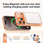 เคสโทรศัพท์แม่เหล็กผสม TPU PC แบบด้านพร้อมปุ่มเซ็นเซอร์ AI สำหรับ iPhone 17 Pro Max, สำหรับ iPhone 17 Pro, สำหรับ iPhone 17, สำหรับ iPhone Air, สำหรับ iPhone 16 Pro Max, สำหรับ iPhone 16 Pro, สำหรับ iPhone 16