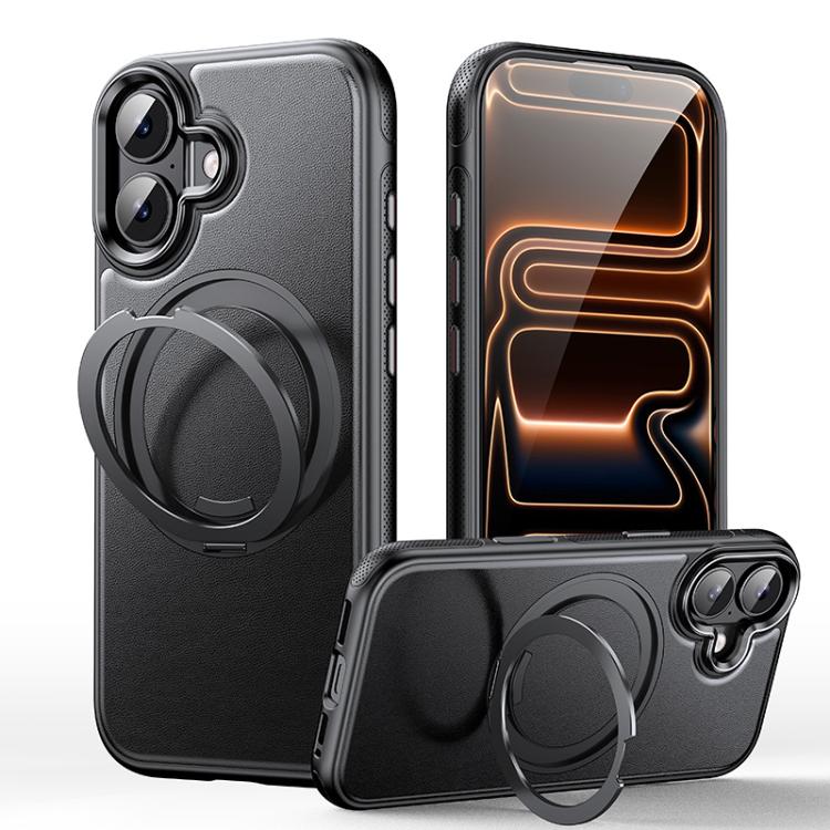 เคสโทรศัพท์ที่ถือแม่เหล็กหมุนได้ 360 องศาลายหนัง สำหรับ iPhone 17 Pro Max, สำหรับ iPhone 17 Pro, สำหรับ iPhone 17, สำหรับ iPhone Air, สำหรับ iPhone 16 Pro Max, สำหรับ iPhone 16 Pro, สำหรับ iPhone 16 Plus, สำหรับ iPhone 16