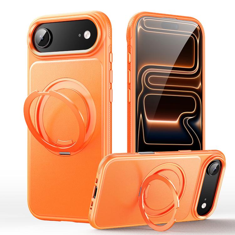 เคสโทรศัพท์ที่ถือแม่เหล็กหมุนได้ 360 องศาลายหนัง สำหรับ iPhone 17 Pro Max, สำหรับ iPhone 17 Pro, สำหรับ iPhone 17, สำหรับ iPhone Air, สำหรับ iPhone 16 Pro Max, สำหรับ iPhone 16 Pro, สำหรับ iPhone 16 Plus, สำหรับ iPhone 16