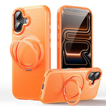 เคสโทรศัพท์ที่ถือแม่เหล็กหมุนได้ 360 องศาลายหนัง สำหรับ iPhone 17 Pro Max, สำหรับ iPhone 17 Pro, สำหรับ iPhone 17, สำหรับ iPhone Air, สำหรับ iPhone 16 Pro Max, สำหรับ iPhone 16 Pro, สำหรับ iPhone 16 Plus, สำหรับ iPhone 16