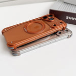 เคสโทรศัพท์แม่เหล็กที่ถือหมุนได้ 360 องศาไร้กรอบโลหะสีต้นฉบับ Weasel สำหรับ iPhone 17 Pro Max, สำหรับ iPhone 17 Pro