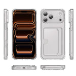 เคสโทรศัพท์ XDcase TPU ใสพร้อมช่องใส่บัตรและรูเจาะแม่นยำ สำหรับ iPhone 17 Pro Max, สำหรับ iPhone 17 Pro, สำหรับ iPhone 17, สำหรับ iPhone Air