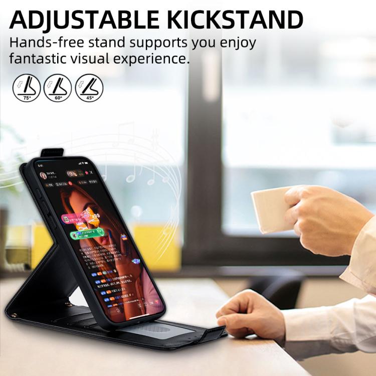 เคสโทรศัพท์หนังวีแกนสีพื้นแบบปกพลิกแนวตั้งพร้อมสายสะพายข้าง สำหรับ iPhone 11 Pro Max, สำหรับ iPhone 11, สำหรับ iPhone 11 Pro