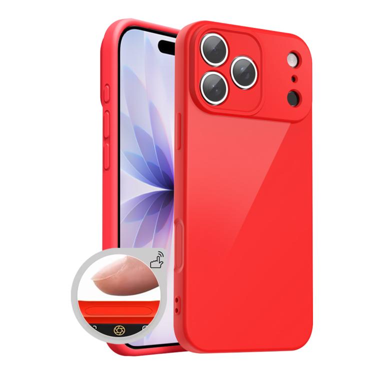 XDcase AI Button Integrated Full Coverage Imitation Silicone Phone Case, For iPhone 17 Pro Max, For iPhone 17 Pro