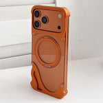 เคสโทรศัพท์แม่เหล็กแบบไม่มีกรอบโลหะหมุน 360 องศาสีดอลฟินแท้ สำหรับ iPhone 17 Pro Max, สำหรับ iPhone 17 Pro