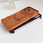 เคสโทรศัพท์แม่เหล็กแบบไม่มีกรอบโลหะหมุน 360 องศาสีดอลฟินแท้ สำหรับ iPhone 17 Pro Max, สำหรับ iPhone 17 Pro