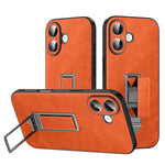 เคสโทรศัพท์หนังเทียมพร้อมที่จับโลหะซ่อนและสายรัดข้อมือ SULADA สำหรับ iPhone 17 Pro Max, สำหรับ iPhone 17 Pro, สำหรับ iPhone 17, สำหรับ iPhone 16 Pro Max, สำหรับ iPhone 16 Pro, สำหรับ iPhone 16