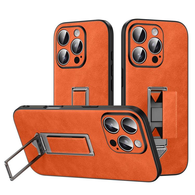 เคสโทรศัพท์หนังเทียมพร้อมที่จับโลหะซ่อนและสายรัดข้อมือ SULADA สำหรับ iPhone 17 Pro Max, สำหรับ iPhone 17 Pro, สำหรับ iPhone 17, สำหรับ iPhone 16 Pro Max, สำหรับ iPhone 16 Pro, สำหรับ iPhone 16