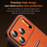 เคสโทรศัพท์หนังเทียมพร้อมที่จับโลหะซ่อนและสายรัดข้อมือ SULADA สำหรับ iPhone 17 Pro Max, สำหรับ iPhone 17 Pro, สำหรับ iPhone 17, สำหรับ iPhone 16 Pro Max, สำหรับ iPhone 16 Pro, สำหรับ iPhone 16