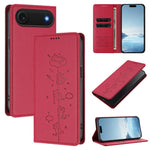 เคสโทรศัพท์หนังวีแกนลายแมวสวยน่ารักพร้อมแม่เหล็ก RFID สำหรับ iPhone Air, สำหรับ iPhone 16 Pro Max, สำหรับ iPhone 16 Pro, สำหรับ iPhone 16 Plus