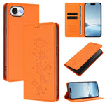 เคสโทรศัพท์หนังวีแกนลายแมวน่ารักปั๊มลายแม่เหล็กและ RFID สำหรับ iPhone 17e / 16e, สำหรับ iPhone 17 Pro Max, สำหรับ iPhone 17 Pro, สำหรับ iPhone 17